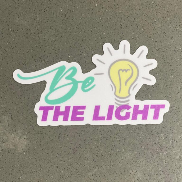 Be the Light Sticker